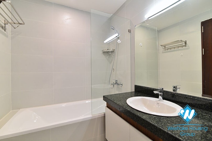 Modern 3 bedrooms apartment with huge balcony for rent in Tay Ho, Hanoi 